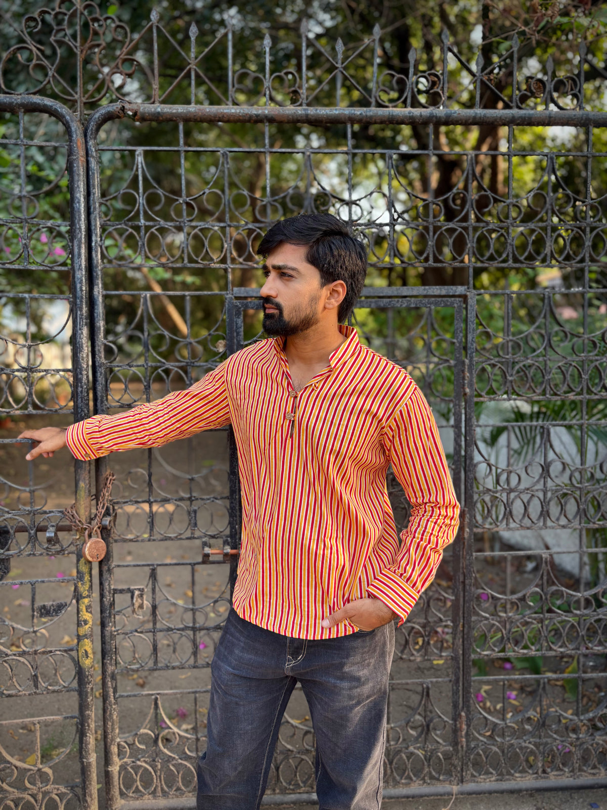 Tarinni Men’s Multicolour Kurta