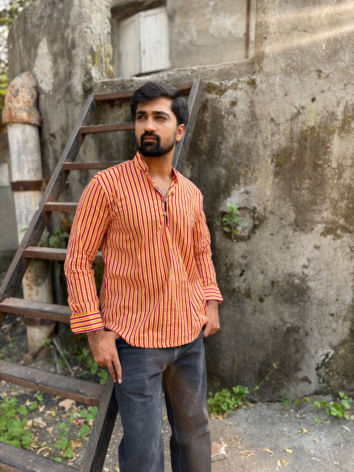 Tarinni Men’s Multicolour Kurta