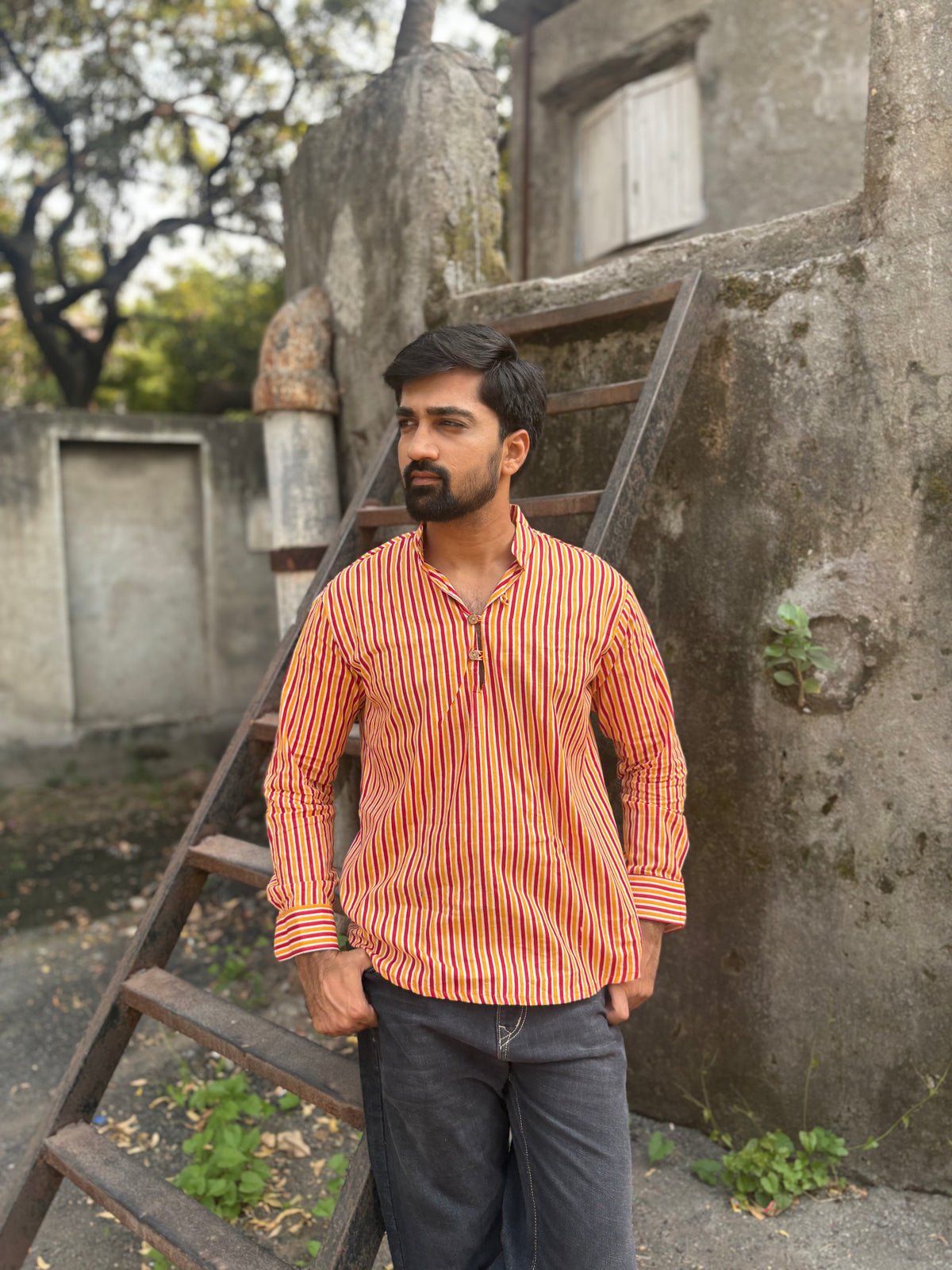 Tarinni Men’s Multicolour Kurta